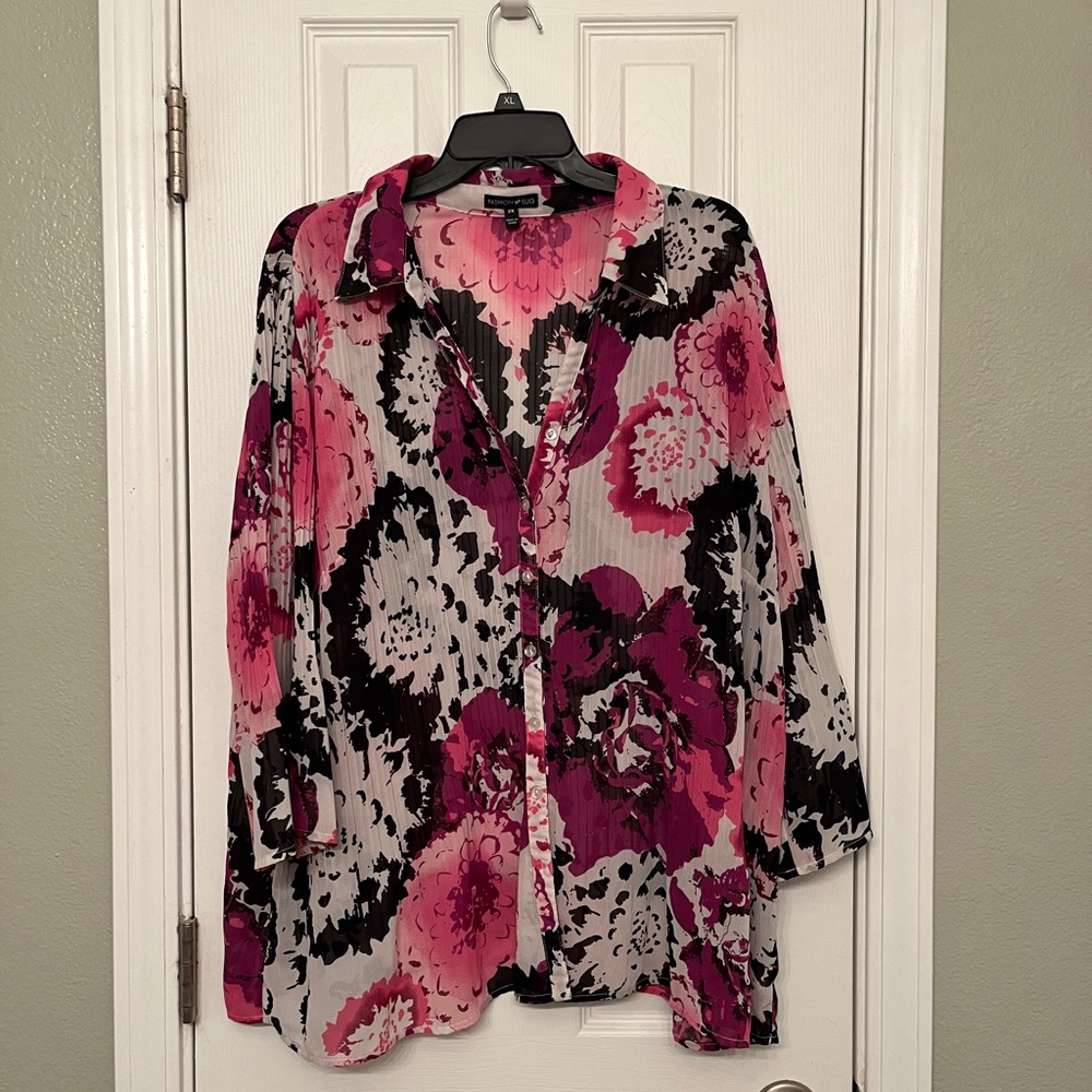 Plus size top, 2X blouse